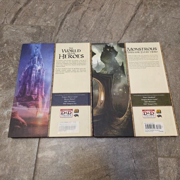 Dungeons & Dragons 4th Ed Player Handbook Monster Manual - Picture 2 of 8